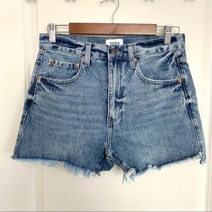 Frayed Jean Shorts